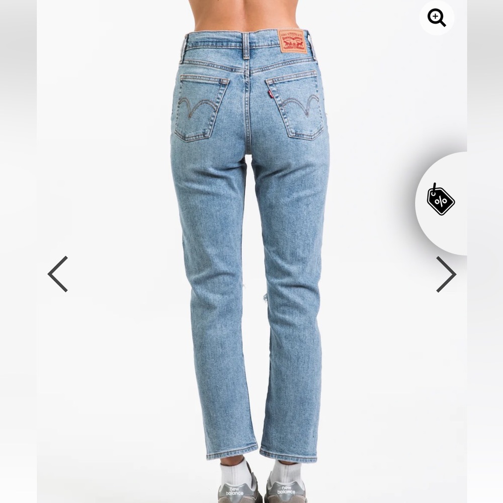 LEVIS | High waisted ripped straight leg jeans - Picture 2 of 9